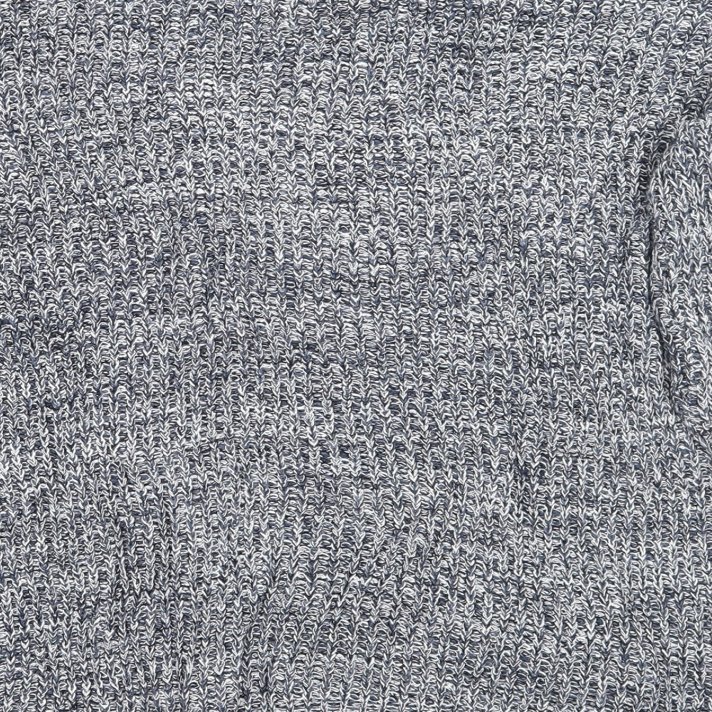 One touch Womens Blue Cardigan Jumper Size M