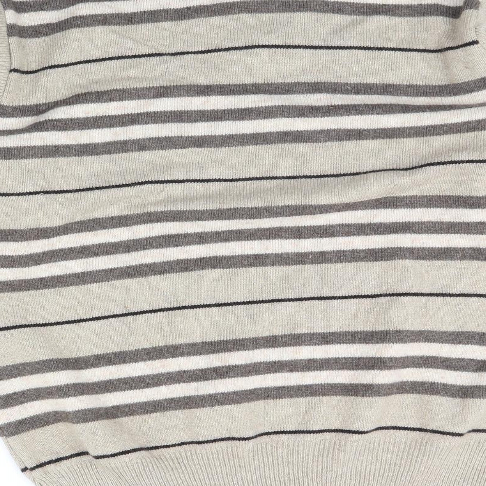 tee Mens Beige Pullover Jumper Size M