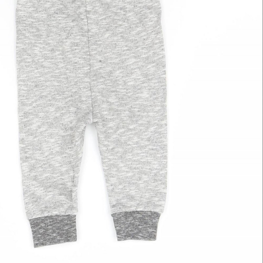 Nutmeg Baby Grey Jogger Trousers Size 6-9 Months