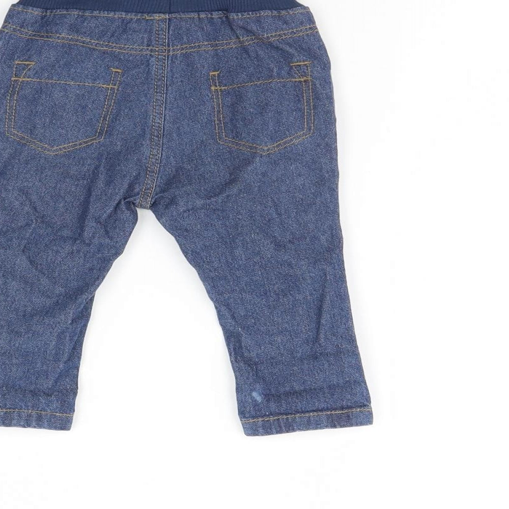 George Baby Blue Denim Capri Jeans Size 3-6 Months