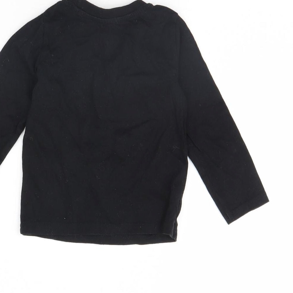Rebel Baby Black Basic T-Shirt Size 12 Months - my dad is the best