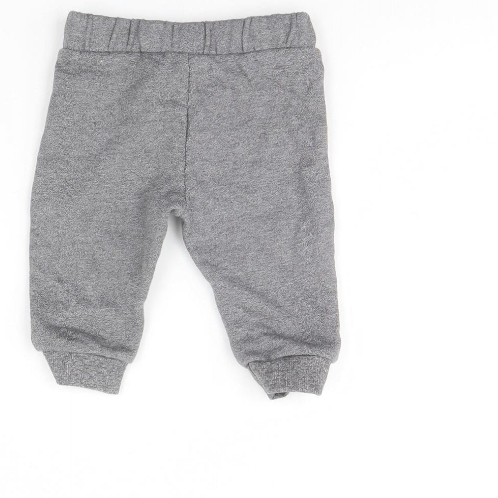 Fred & flo Baby Grey Jogger Trousers Size 3-6 Months