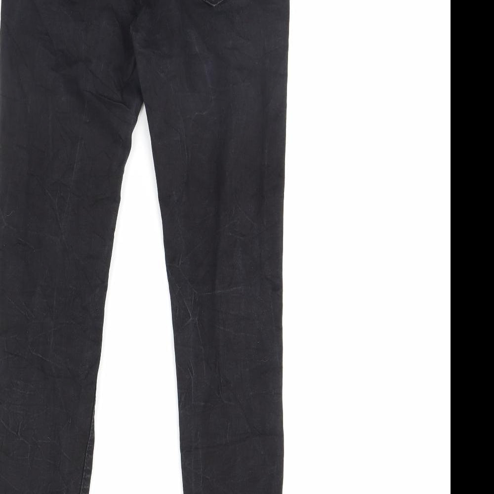 Redseventy Womens Black Denim Skinny Jeans Size M L28 in
