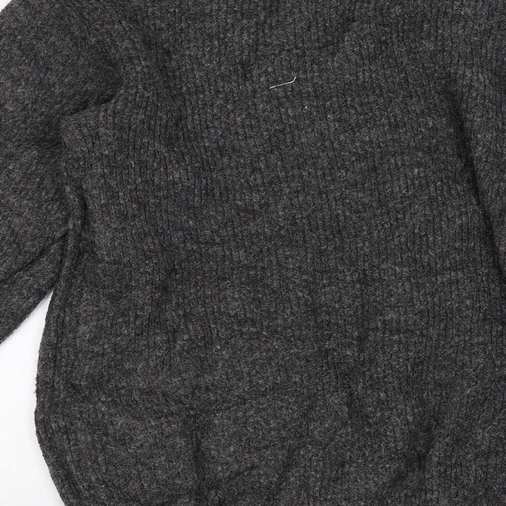 Divided Womens Grey Pullover Jumper Size S