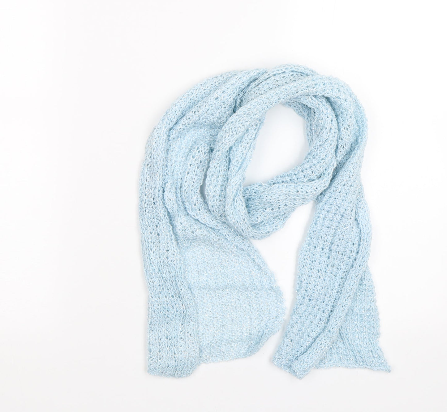 Preworn Unisex Blue Scarf