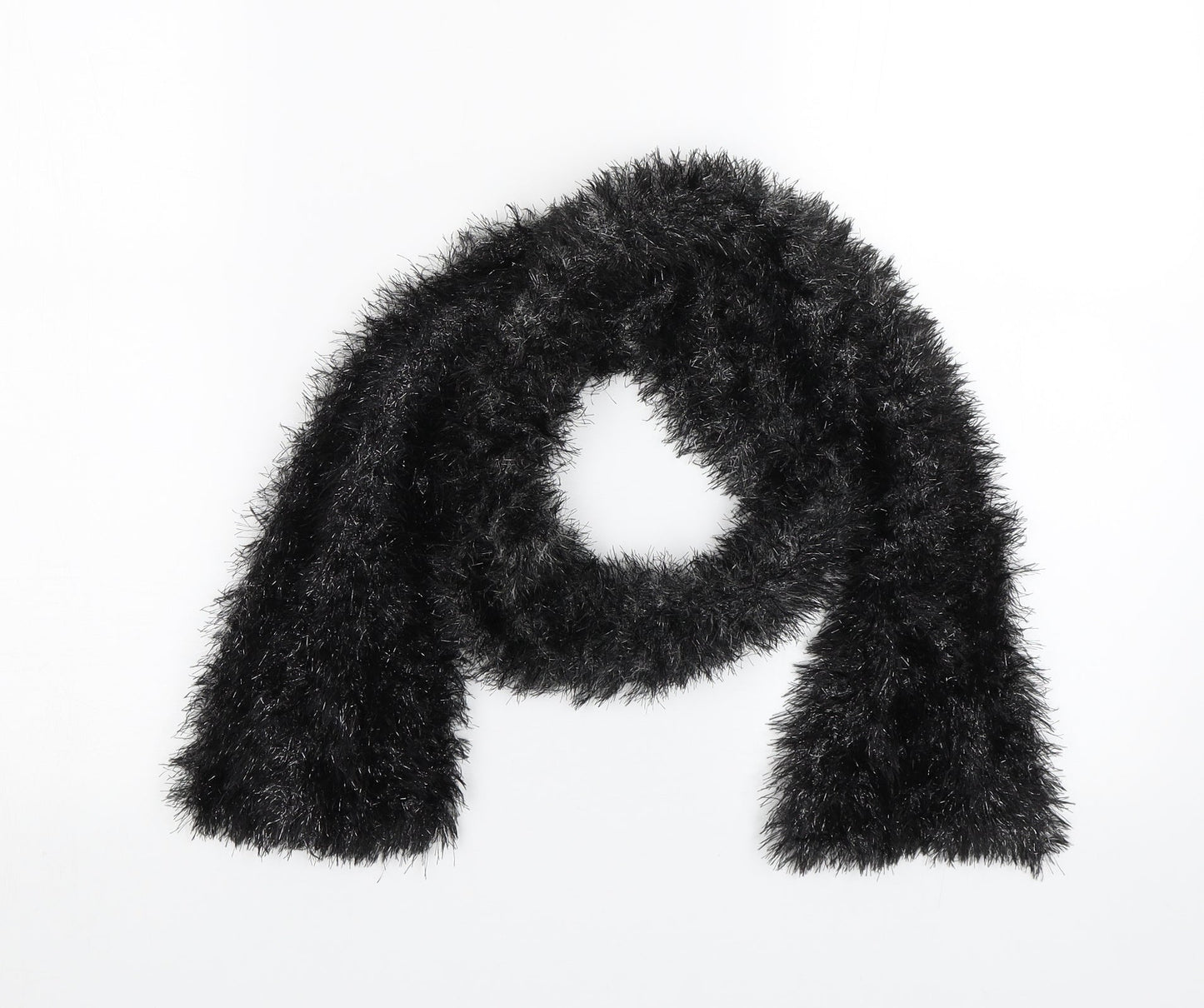 Preworn Unisex Black Scarf