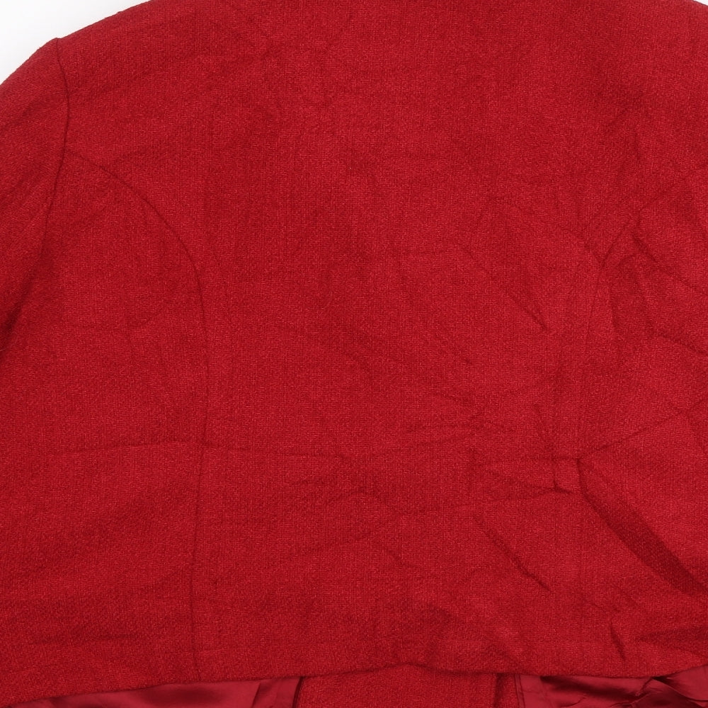 Planet Womens Red Jacket Size 16