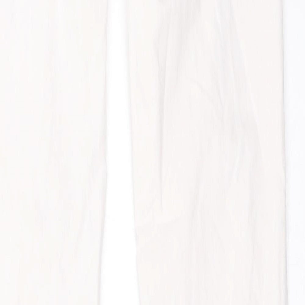 FC Jeans Womens White Denim Skinny Jeans Size 12 L32 in