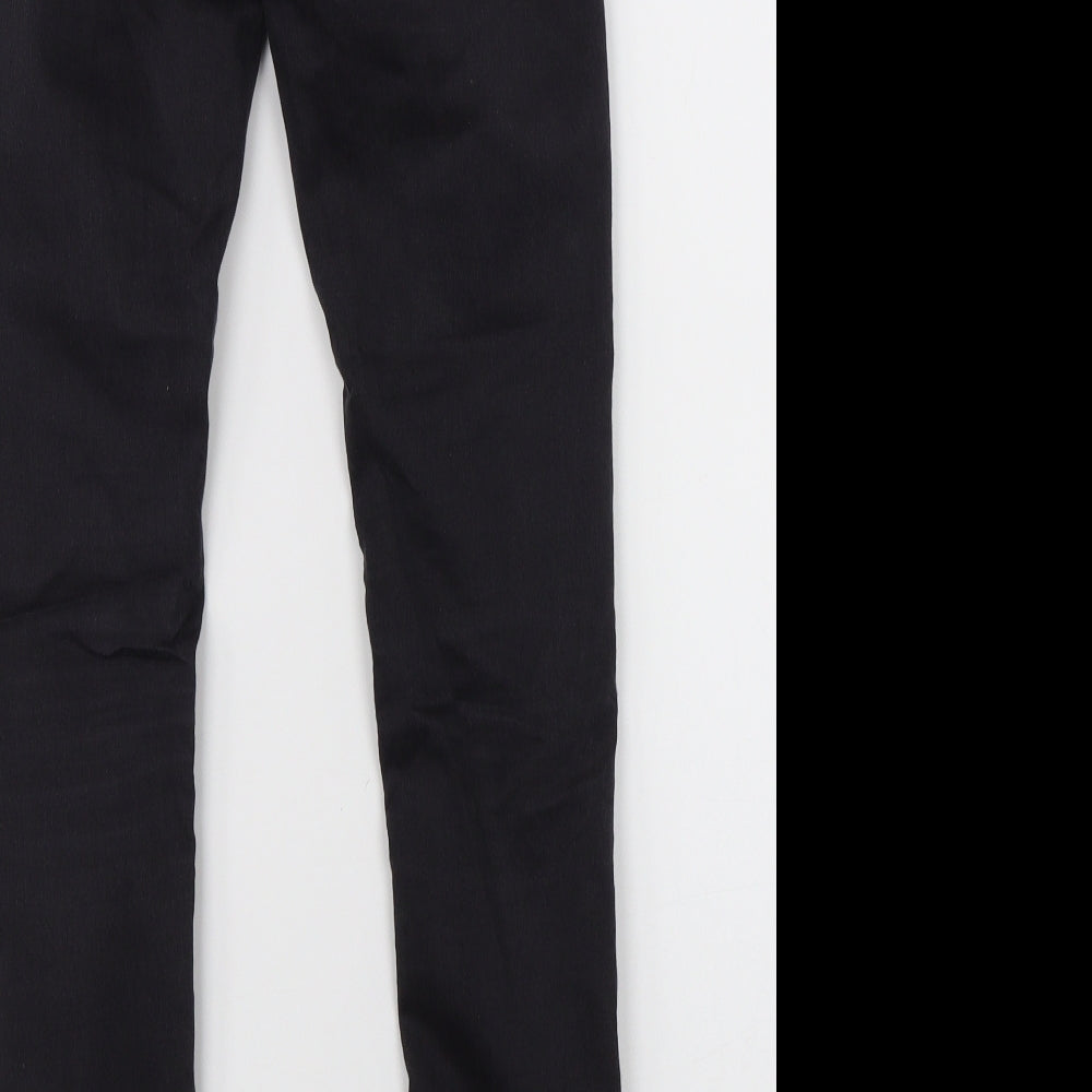 Topshop Womens Black Denim Skinny Jeans Size 25 in L28 in