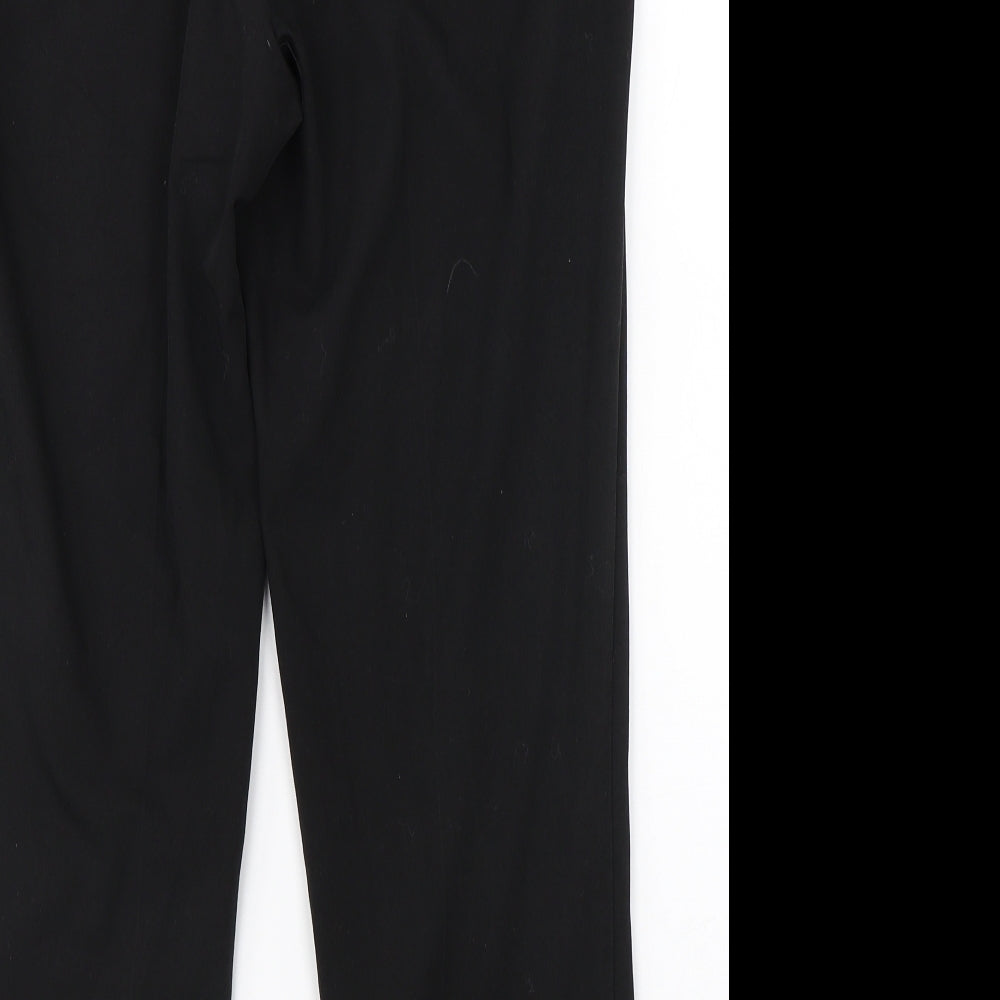 Dorothy Perkins Womens Black Dress Pants Trousers Size 12 L24 in