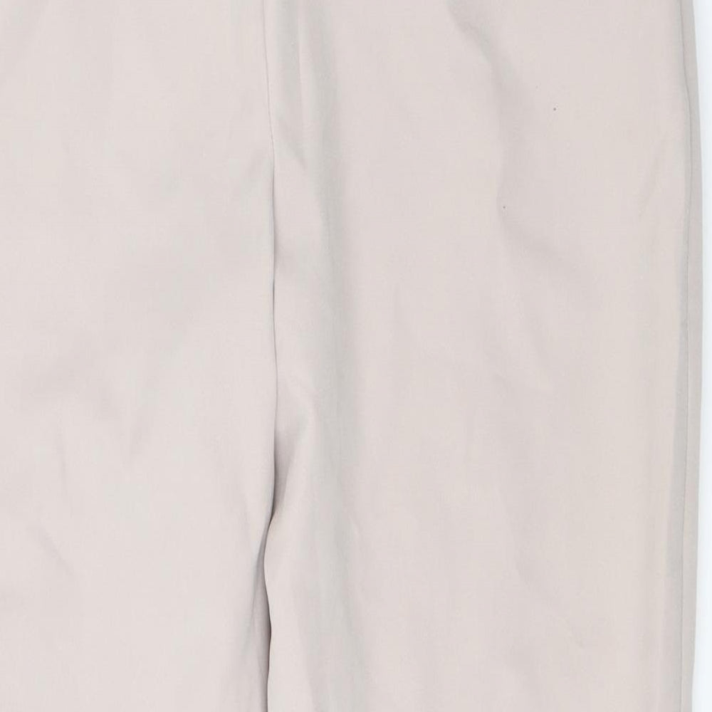 Boohoo Womens Beige Dress Pants Trousers Size 14 L26 in
