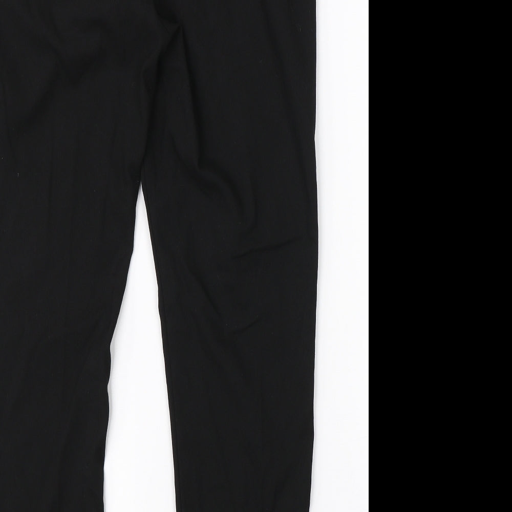 Next Womens Black Dress Pants Trousers Size 10 L24 in
