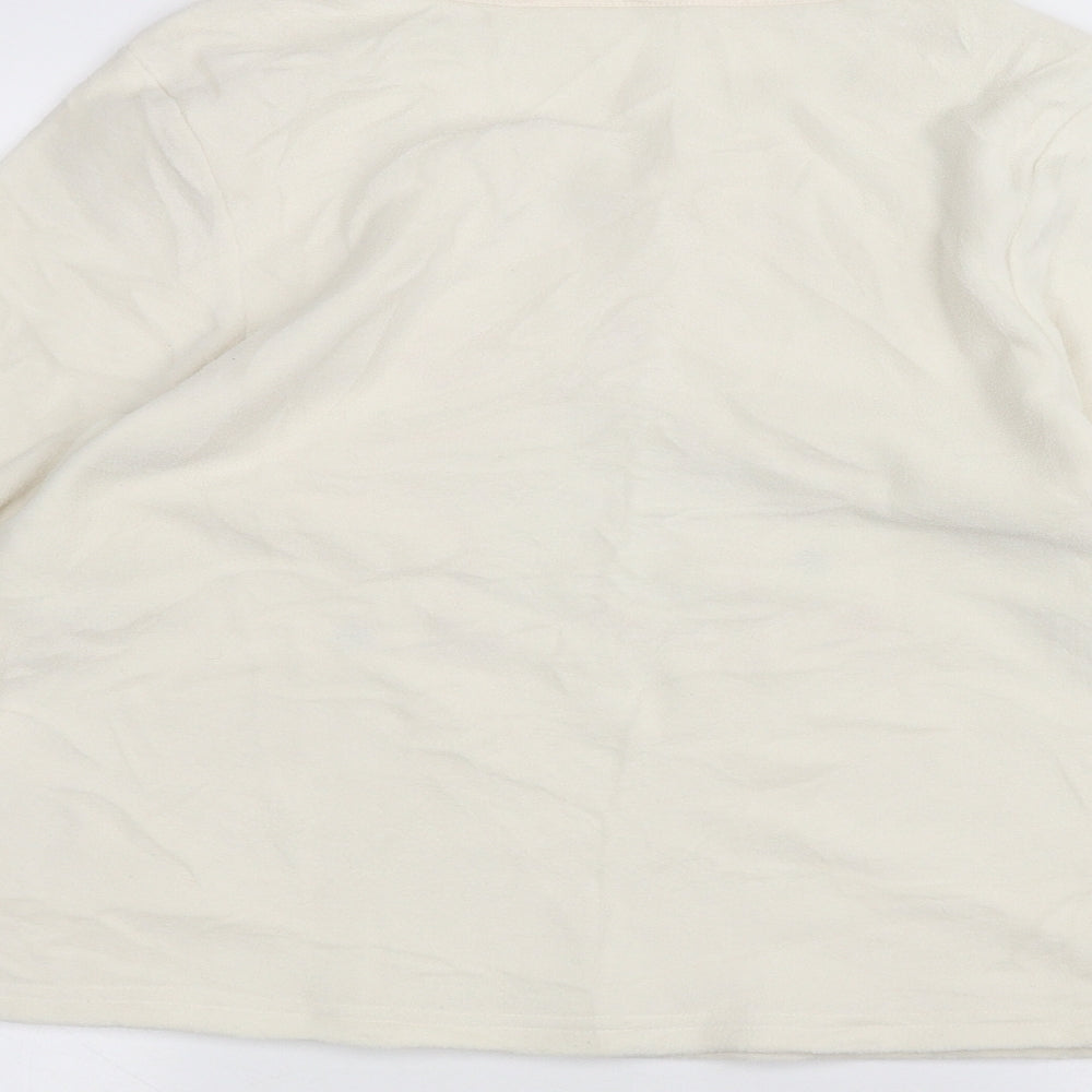 Matalan Womens White Pullover Jumper Size M