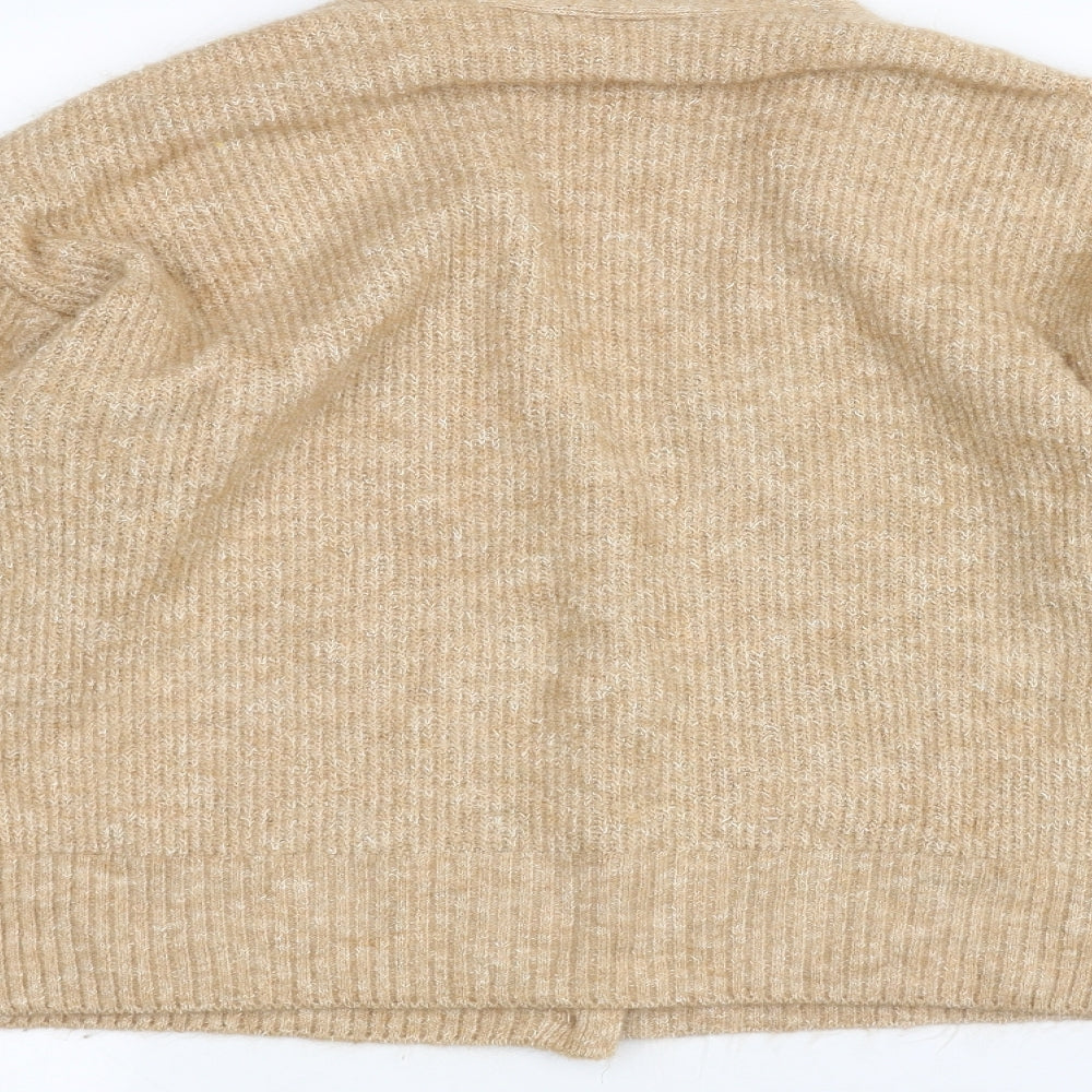 George Womens Gold Jacket Coatigan Size M