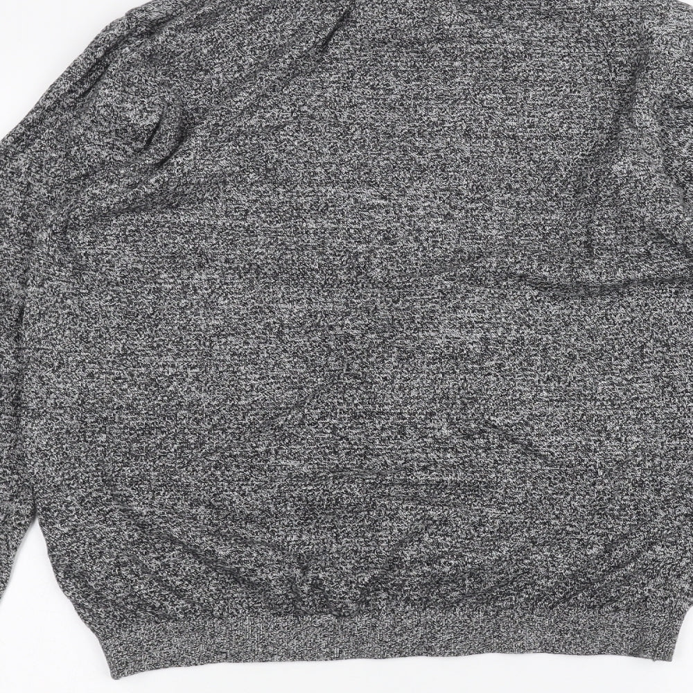 Topman Mens Grey Pullover Jumper Size M