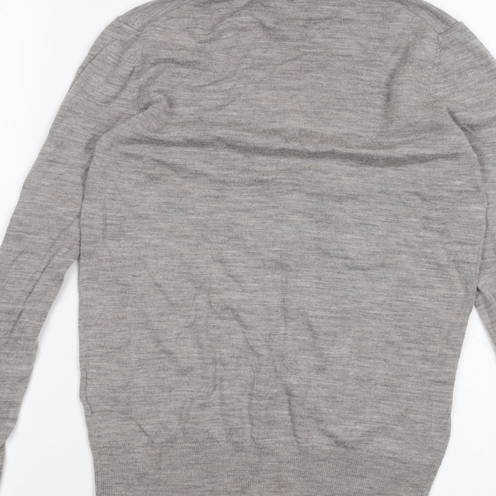 UNI Womens Grey Basic T-Shirt Size XS
