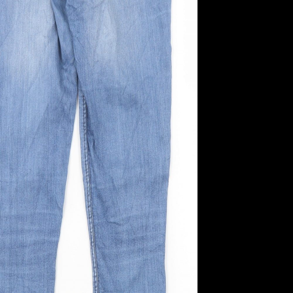 Divided Womens Blue Skinny Jeans Size 8 L28 in