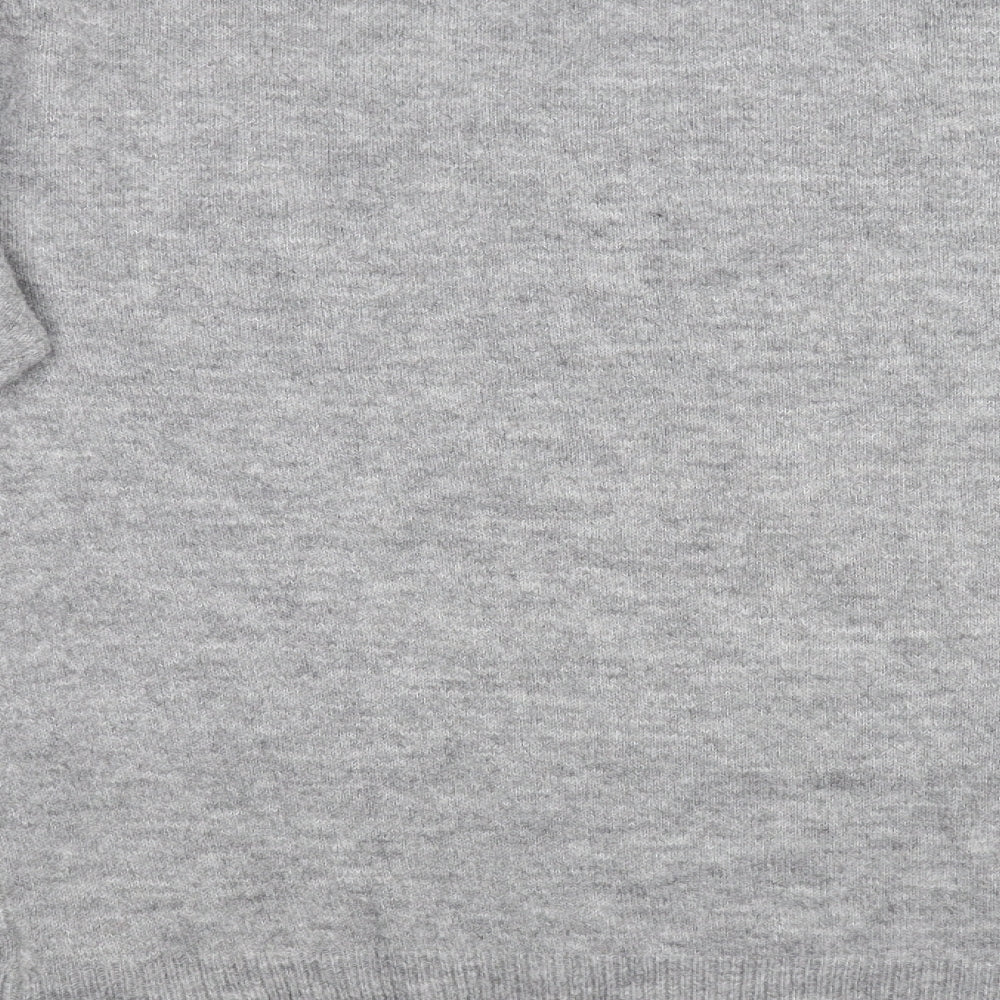 F&F Womens Grey Knit Pullover Jumper Size 14