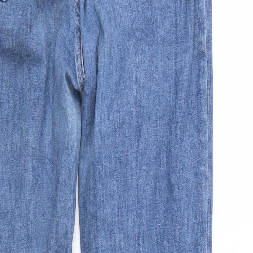 C.RO Womens Blue Denim Straight Jeans Size 8 L26 in