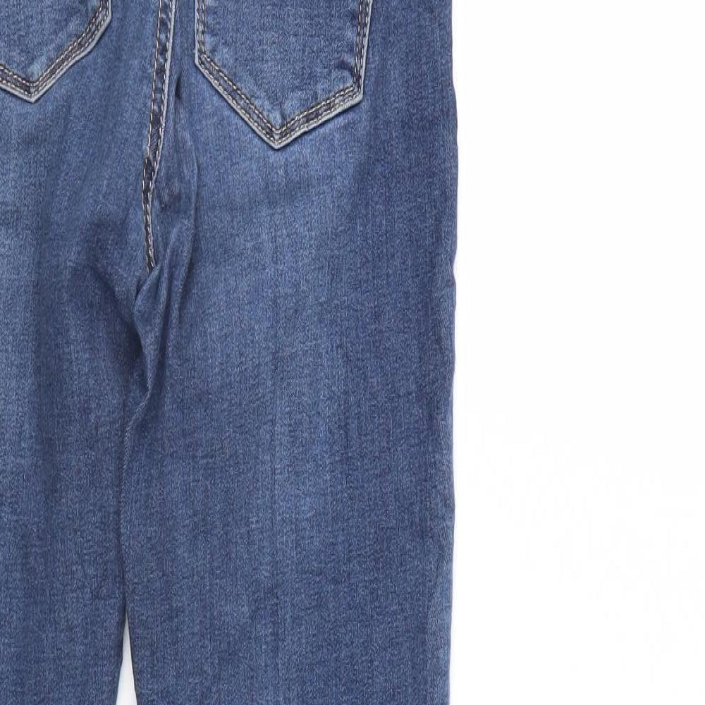 Womens Blue Denim Skinny Jeans Size 8 L28 in