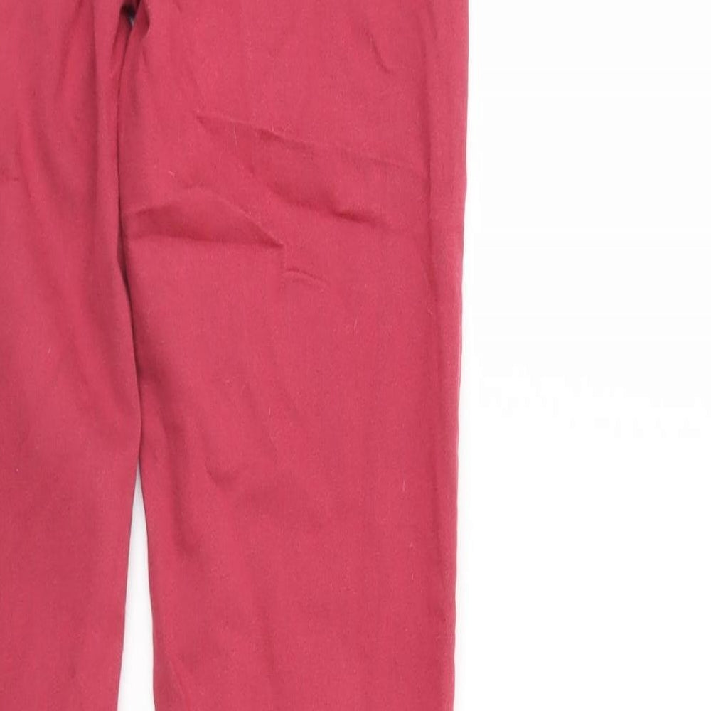 Denim & Co. Womens Red Denim Skinny Jeans Size 8 L31 in