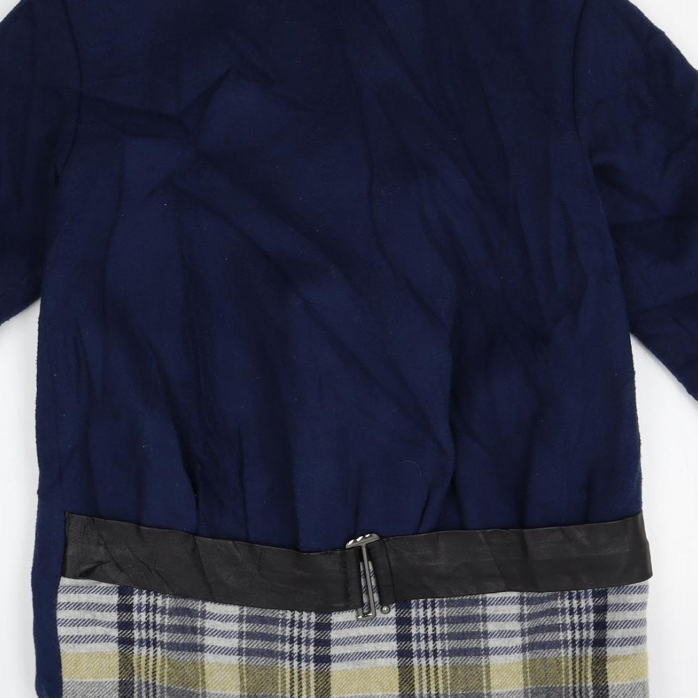 Time Road Womens Blue Jacket Blazer Size S