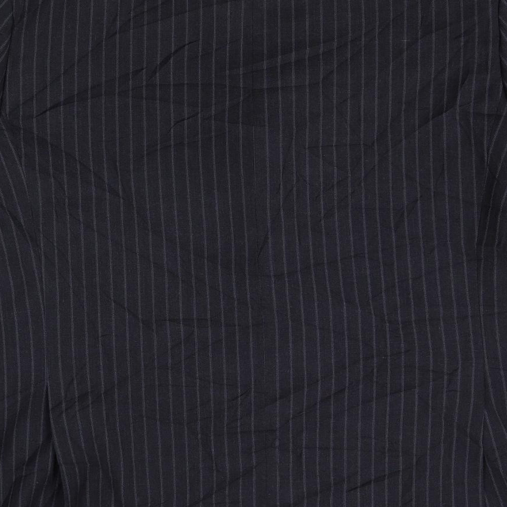 Marks & Spencer Mens Grey Striped Jacket Blazer