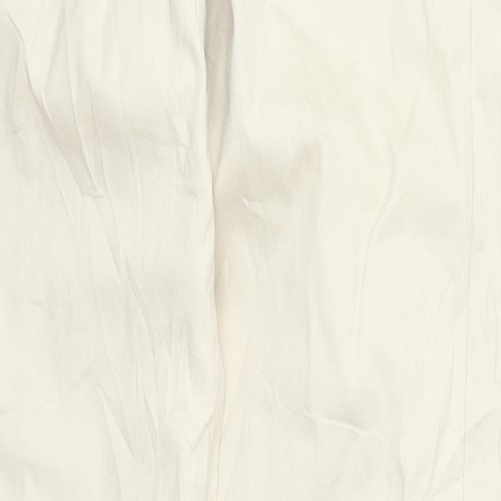 Bonprix Womens Beige Chino Trousers Size 32 in L28 in