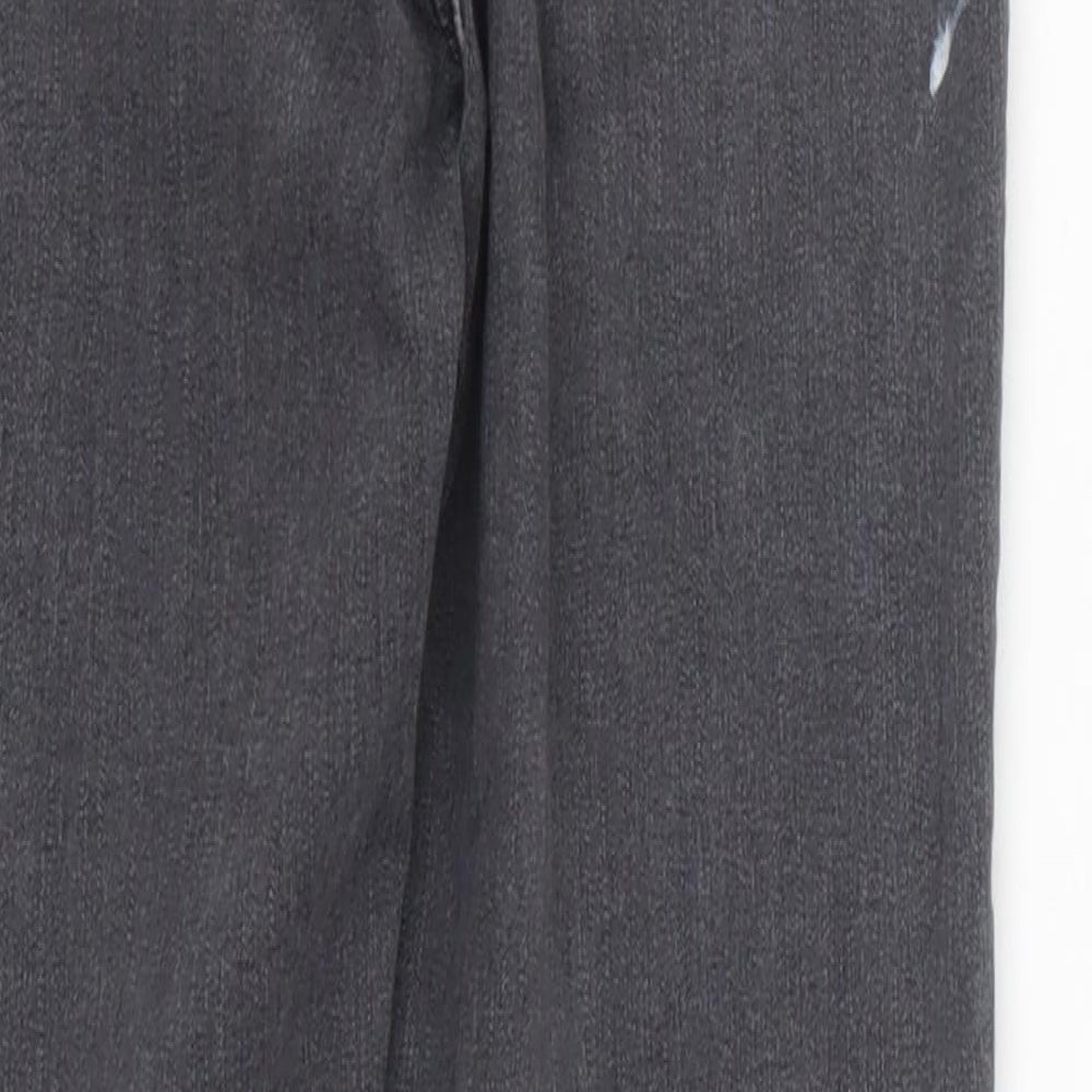 Topshop Womens Grey Denim Skinny Jeans Size 30 in L26 in