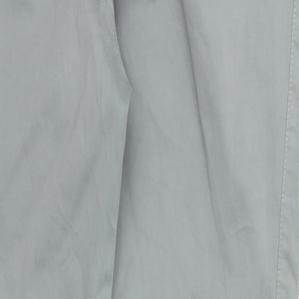 Preworn Womens Grey Chino Trousers Size 35 in L28.5 in