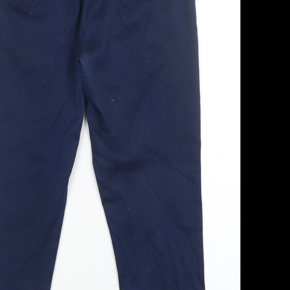 Moon Girl Womens Blue Trousers Size 32 in L24.5 in