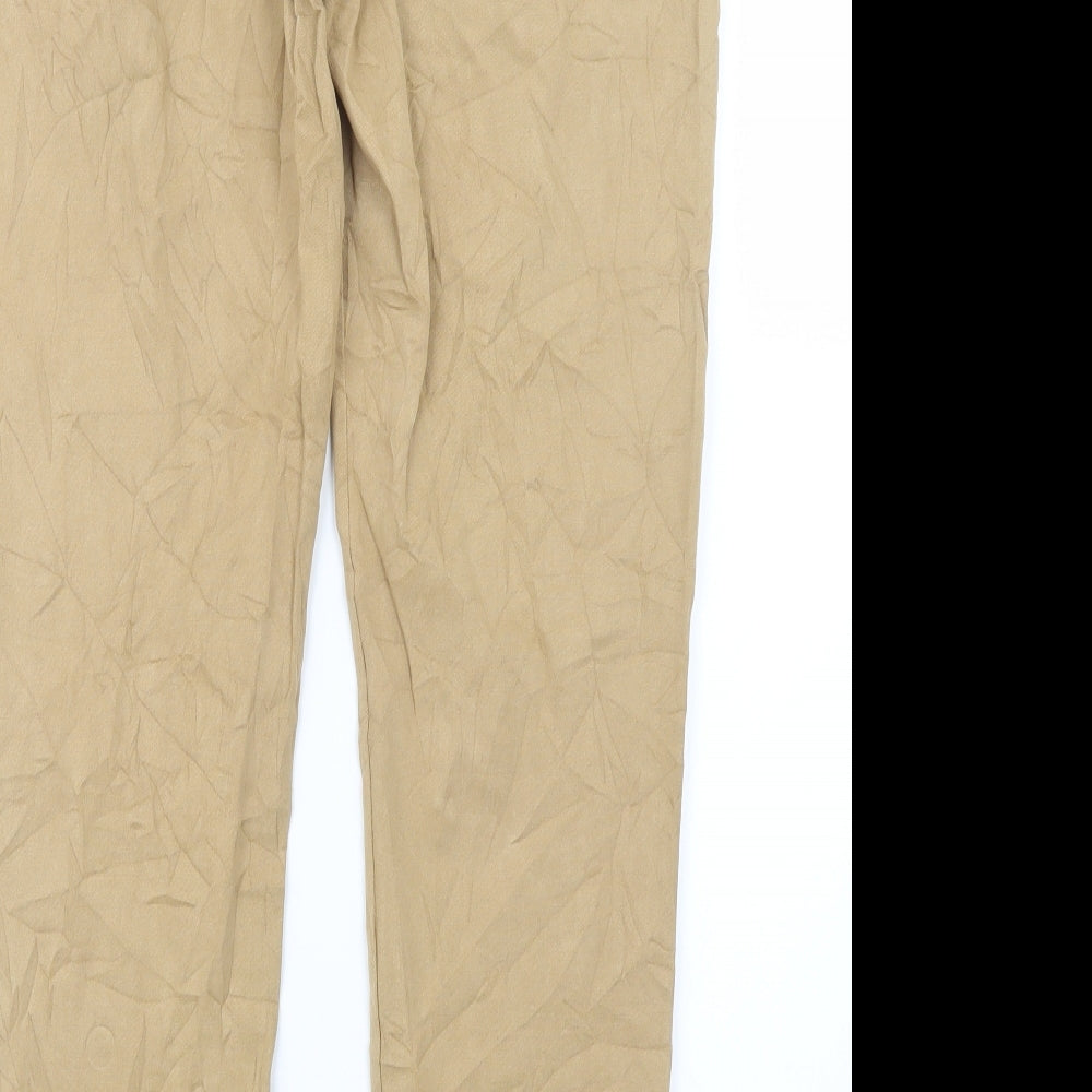 Preworn Womens Beige Trousers Size 33 in L28 in