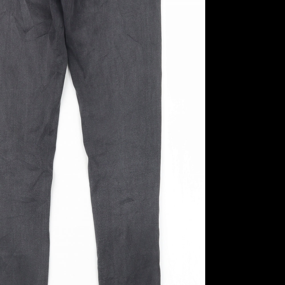 Jegging Jane Womens Black Denim Straight Jeans Size M L30.5 in