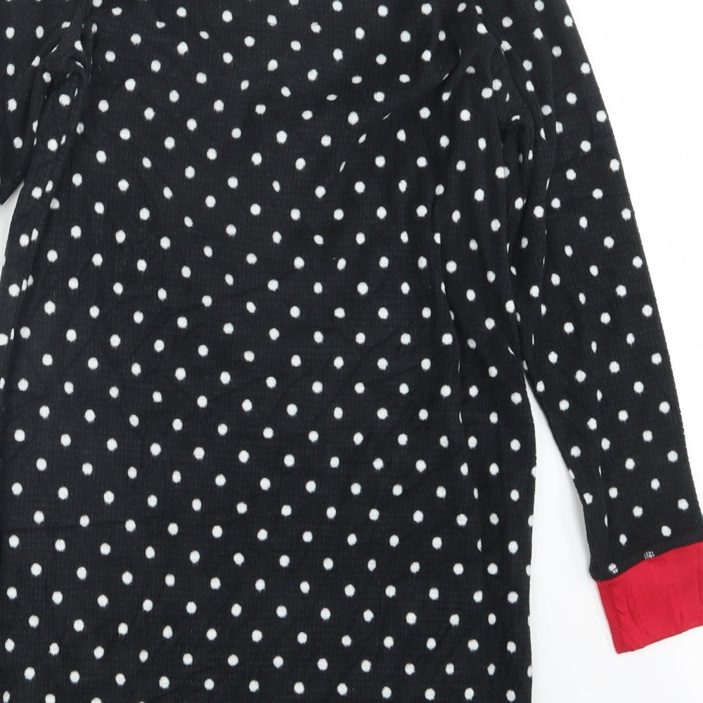 Charter Club Womens Black Polka Dot Top One Piece Size S