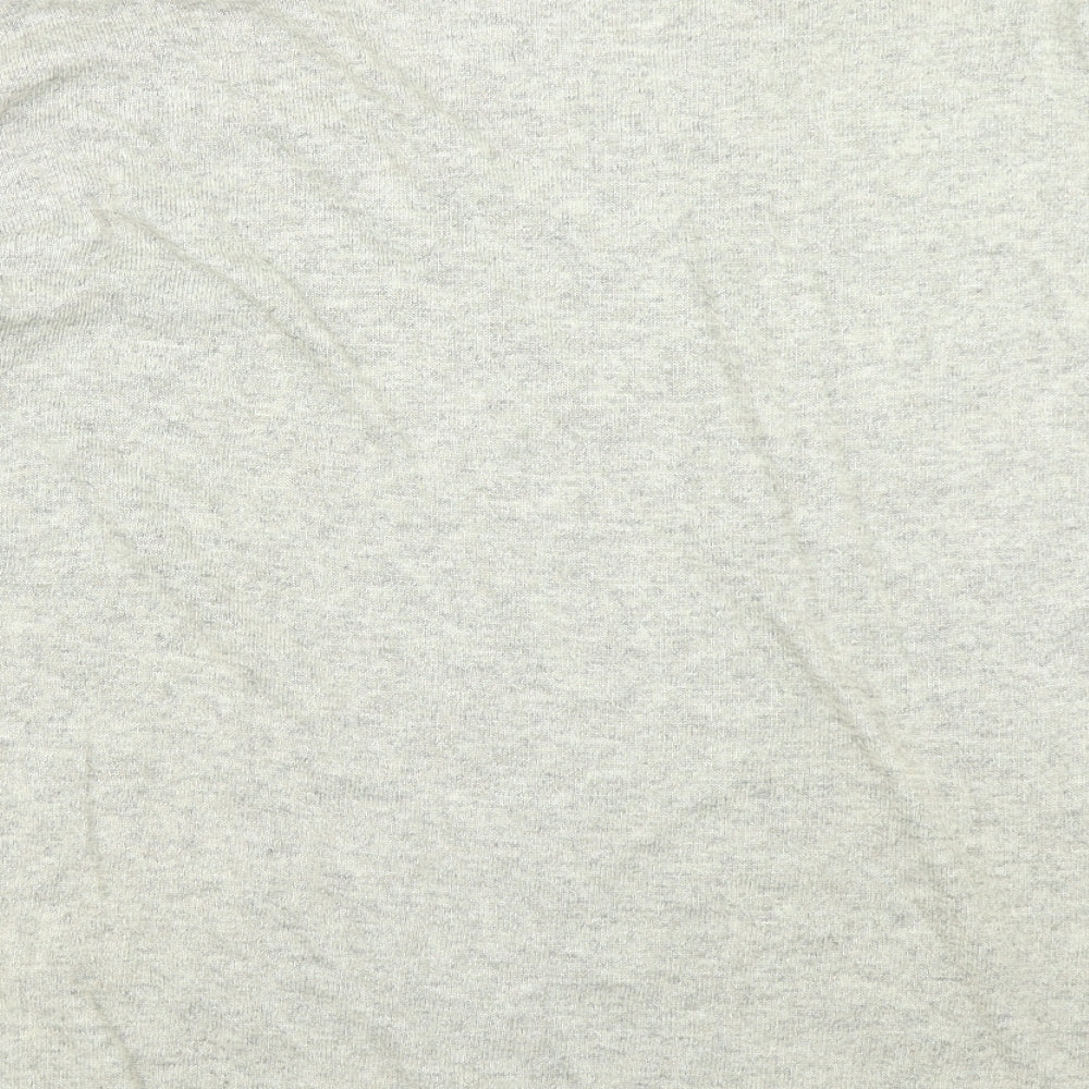 Emma Brendon Womens Grey Knit Basic T-Shirt Size M