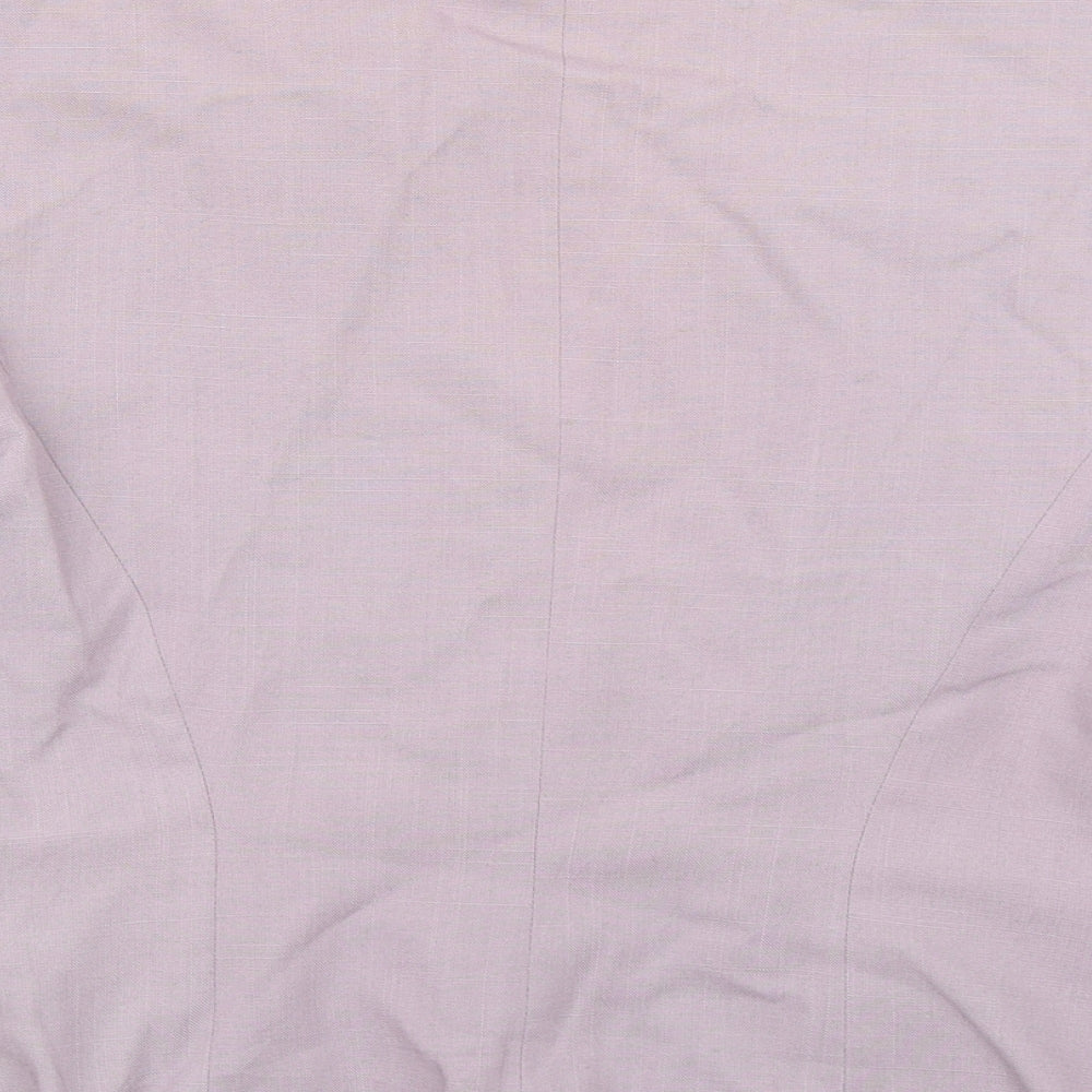 Classics Womens Purple Jacket Blazer Size 14