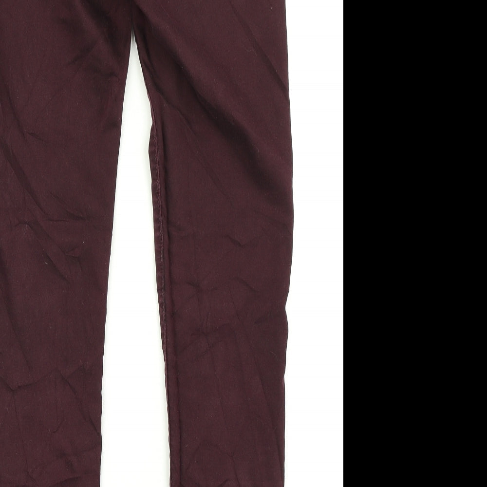 Dorothy Perkins Womens Purple Denim Jegging Jeans Size 10 L27 in