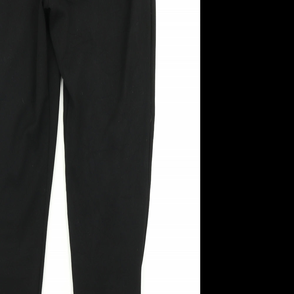 Boohoo Womens Black Dress Pants Trousers Size 10 L25 in