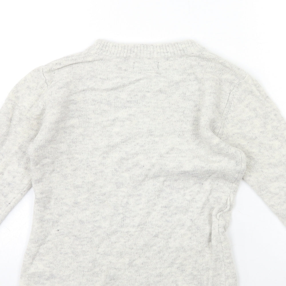 Primark Womens Grey Knit Pullover Jumper Size 4