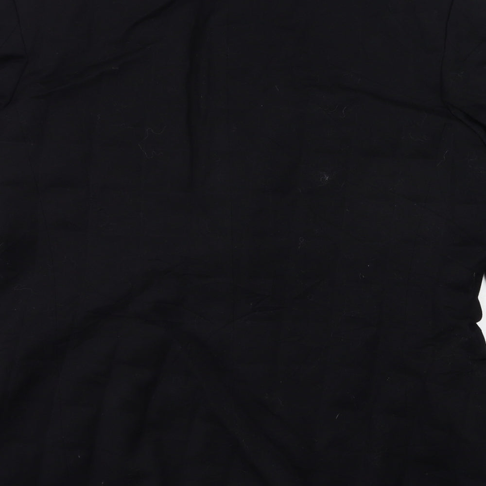 Preworn Mens Black Jacket Suit Jacket Size 40
