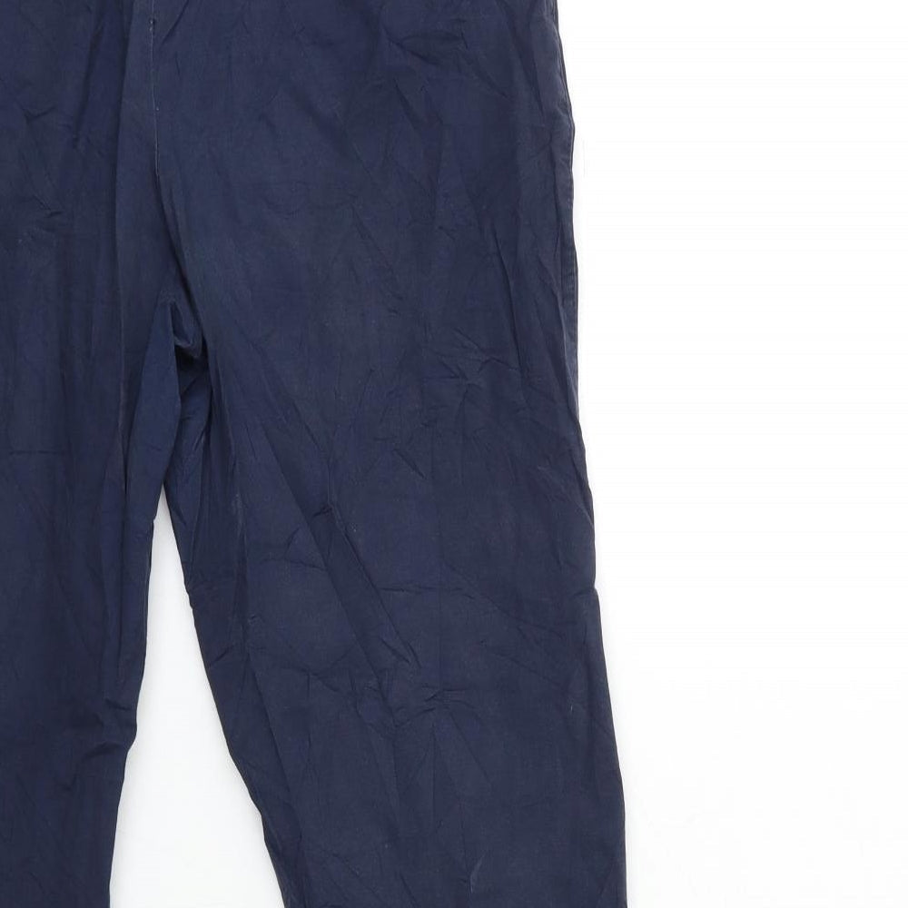 Camaïeu Womens Blue Trousers Size 12 L25 in