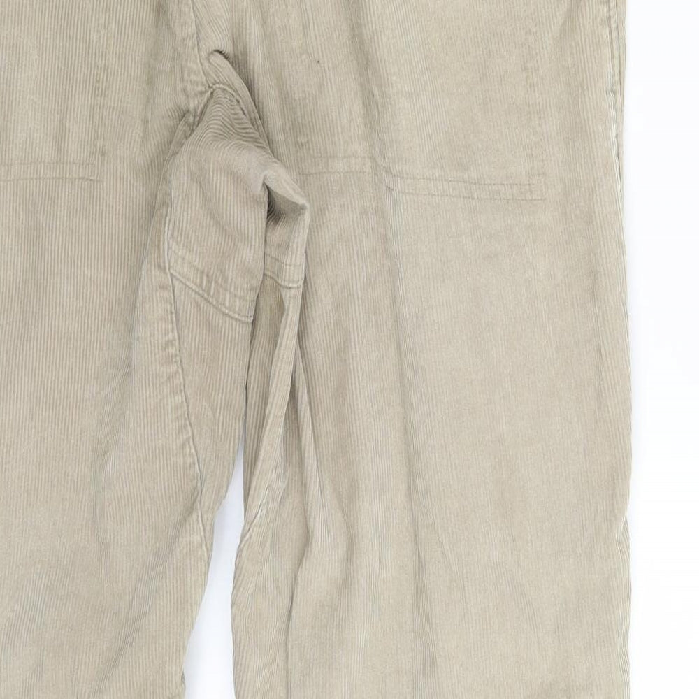 Next Mens Beige Corduroy Straight Jeans Size 32 in L26 in