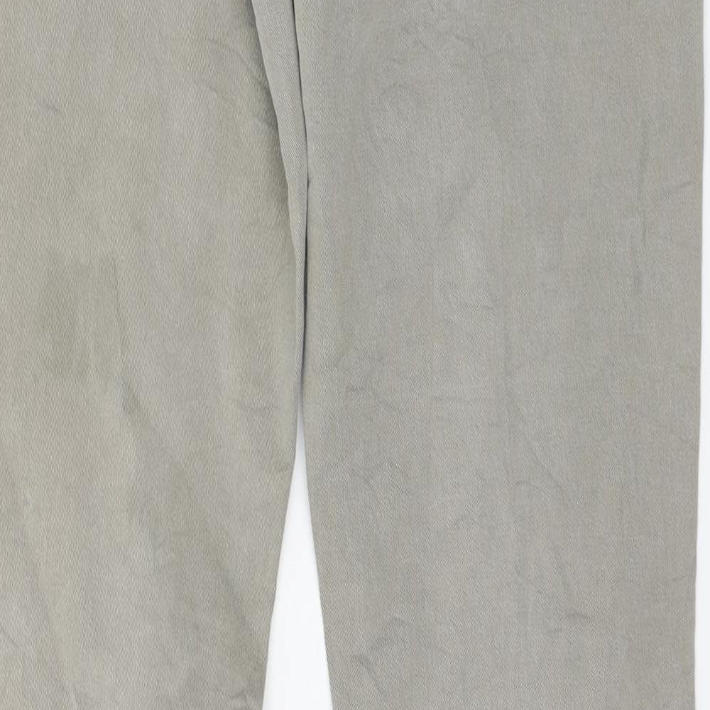 Please Womens Grey Trousers Size M L31 in