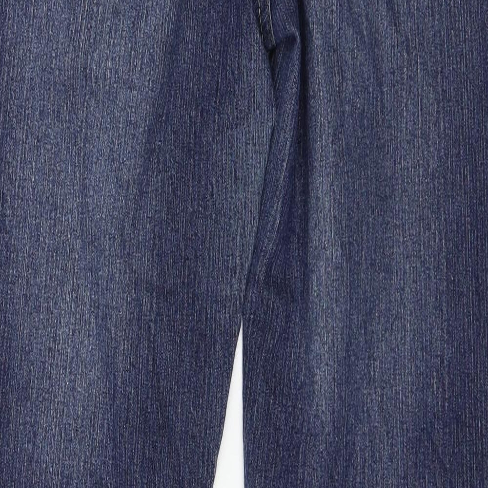 Infinity Womens Blue Denim Straight Jeans Size 10 L31 in
