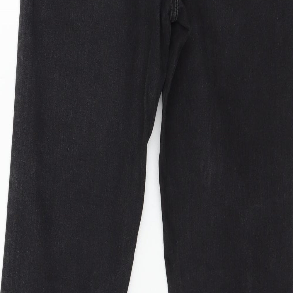 Denim & Co. Womens Black Denim Skinny Jeans Size 8 L31 in