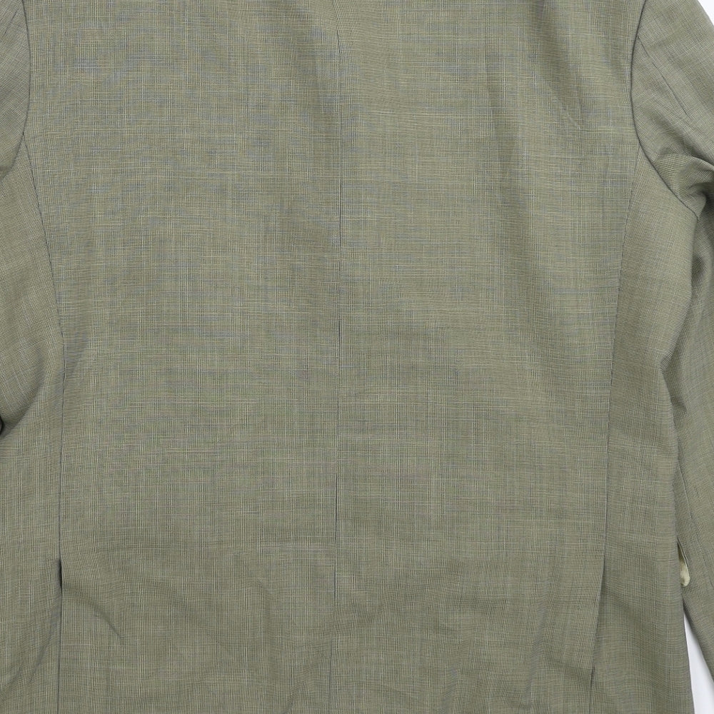 ROY ROBSON Mens Grey Jacket Suit Jacket Size 40