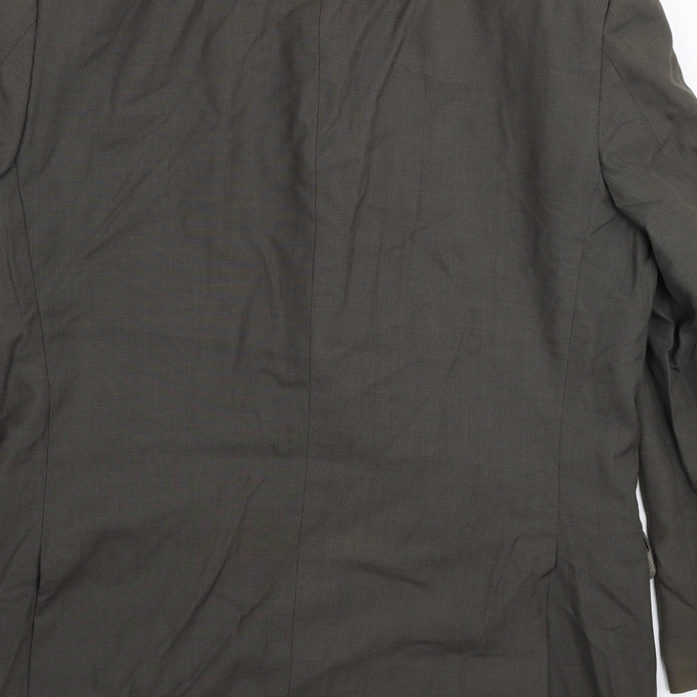 Greenwods Mens Grey Jacket Suit Jacket Size 40
