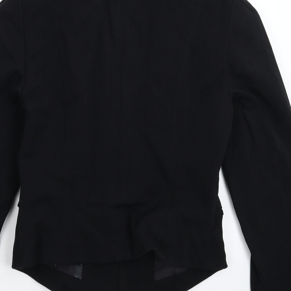 Clasen Womens Black Jacket Blazer Size M