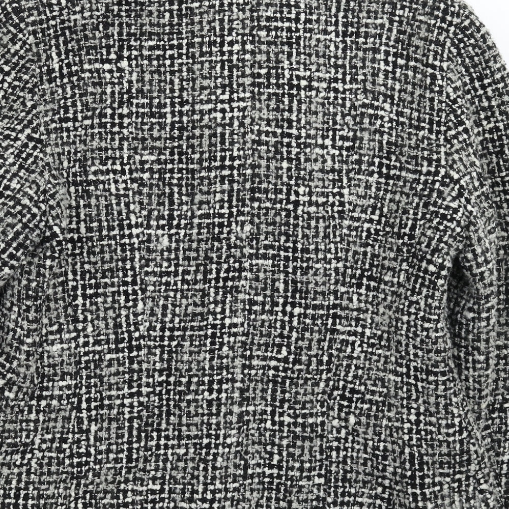 Preworn Womens Grey Check Jacket Blazer Size M