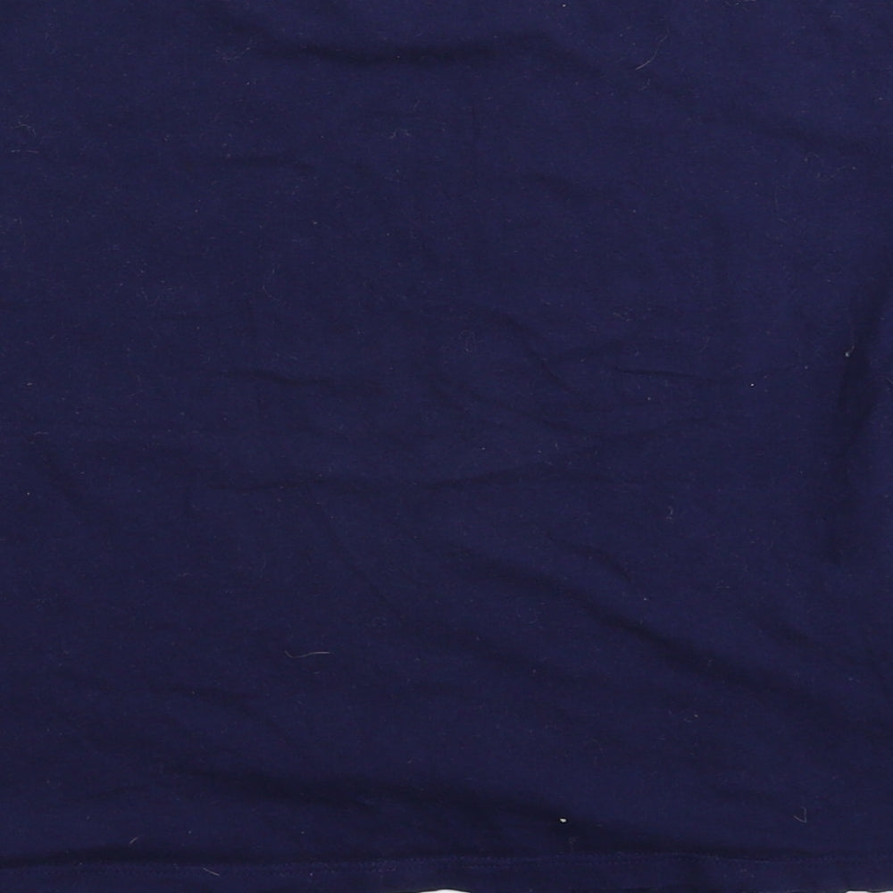 Divided Womens Blue Basic T-Shirt Size S